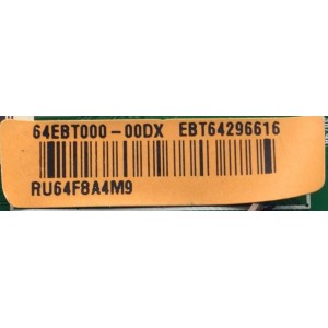 MAIN PARA SMART TV LG / NUMERO DE PARTE EBT64296616 / EAX66851605 / 63642114 / 82570304 / GJ63C400BL / 63PRSL55-0002 / 4EBT000-00DX / RU64F8A4M9 / PANEL NC430DUD SADP3 / MODELO 43LH5700-UD.AUSWLOR
